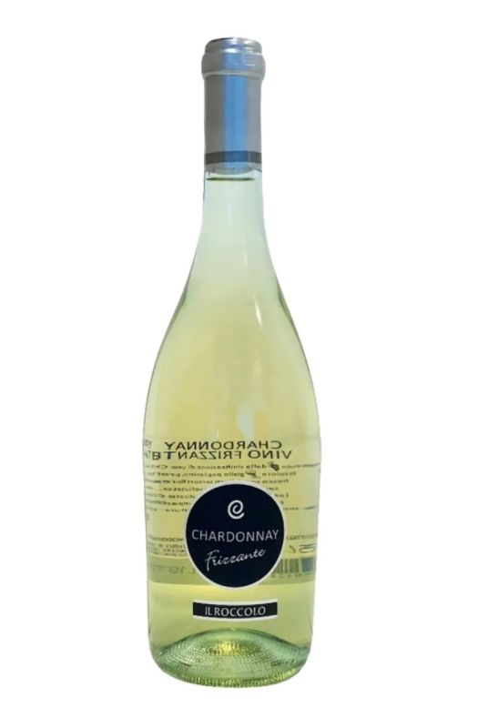 CHARDONNAY Roccolo Vino Bianco Frizzante 11%  - 75Cl
