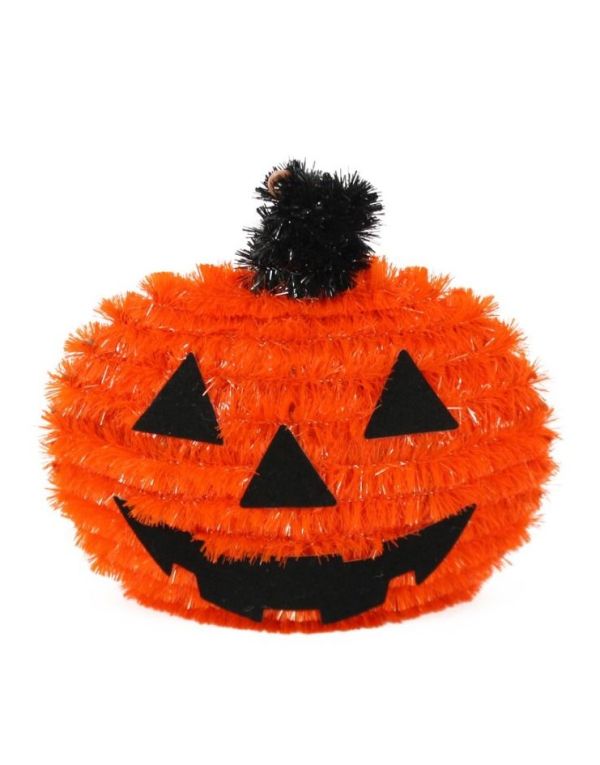 Zucca Deco Per Halloween 13Cm
