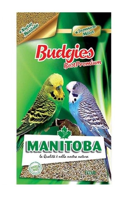 Mangime Per Uccelli - Budgies Plus Manitoba 1Kg