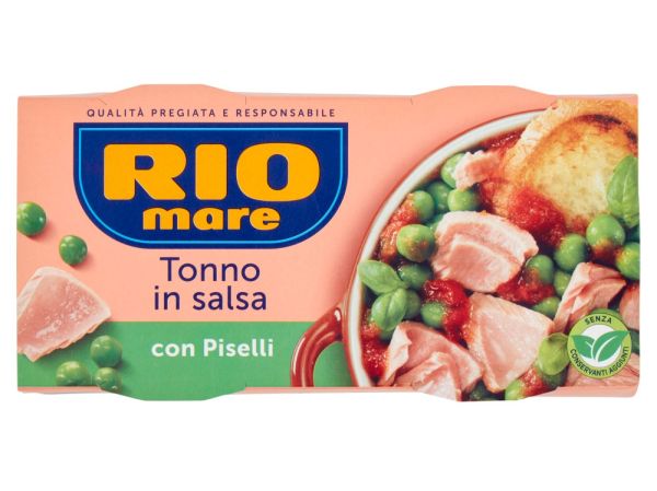 RIO MARE Tonno In Salsa Con Piselli 2X160G