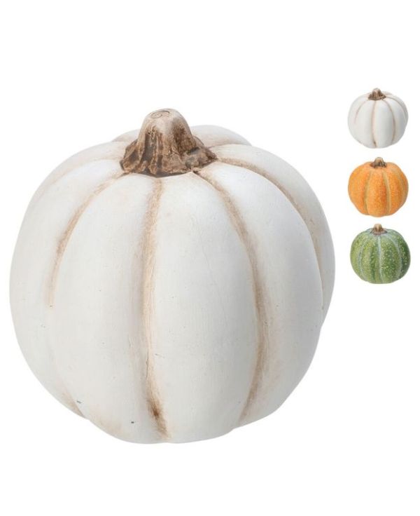 Citrouille D'Automne En Terre Cuite 6Cm
