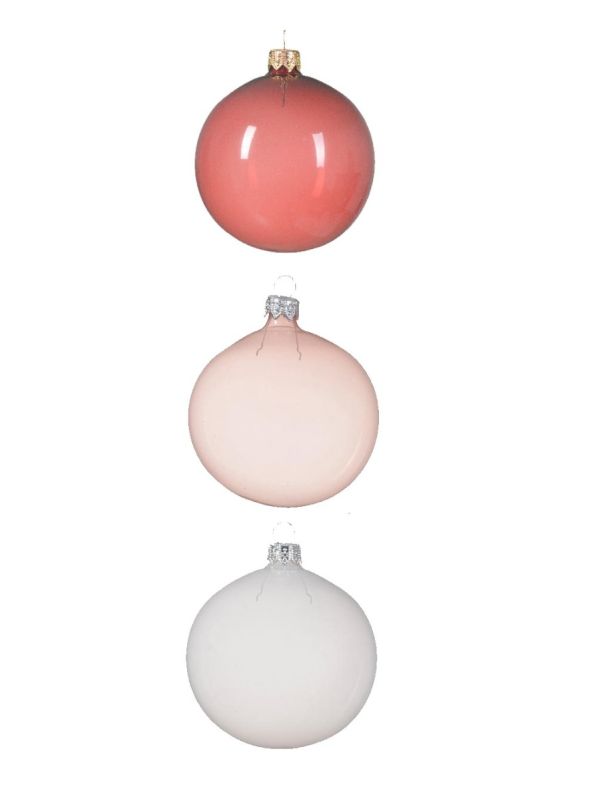 11 Palline Di Natale In Plastica Santaclaus 5Cm