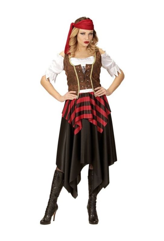 Costume Carnevale Pirata Da Donna
