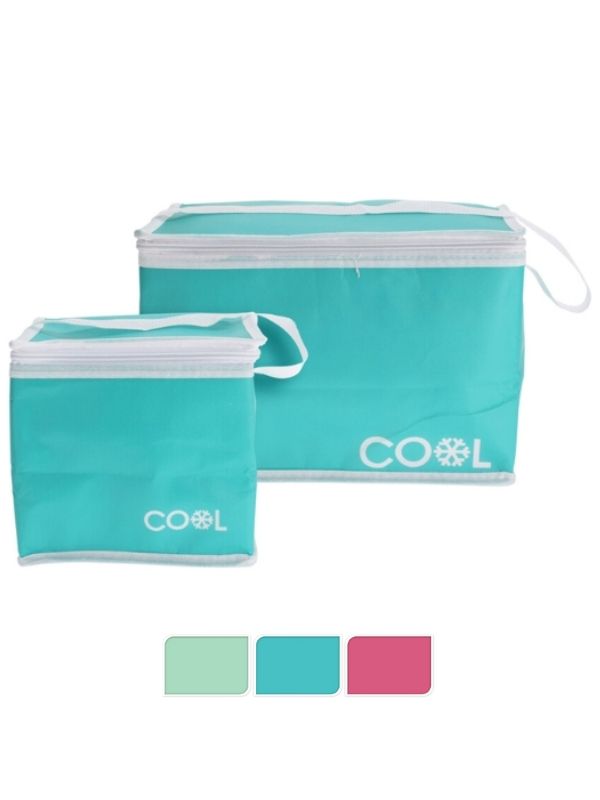 Lot de 2 sacs isothermes 4lt et 10lt 3 couleurs