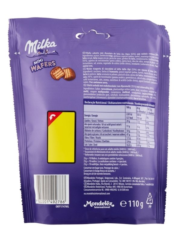 MILKA Mini Wafers 110G