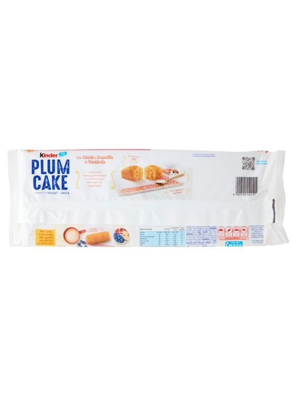 KINDER Plumcake Con Carota E Granella Di Mandorla 6X32G
