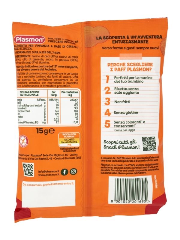 PASMON I Paff Ceci E Zucca 15G