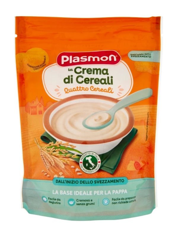 PLASMON Getreidecreme Vier Getreidearten 200G