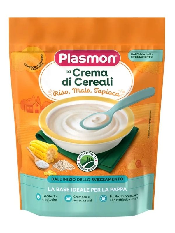 PLASMON Getreidecreme Reis, Mais, Tapioka 200G