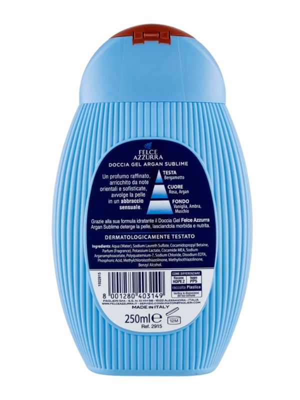 FELCE AZZURRA Gel Douche Argan Sublime 250Ml