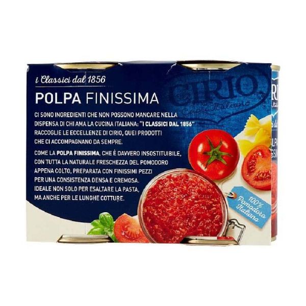 CIRIO Polpa Di Pomodoro Finissima 2x400G