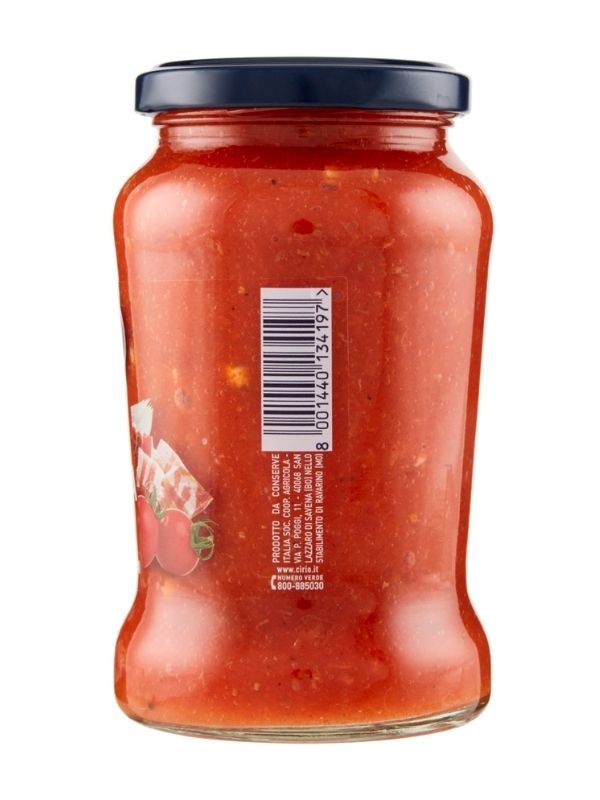 CIRIO Sugo Amatriciana E Datterini 350G
