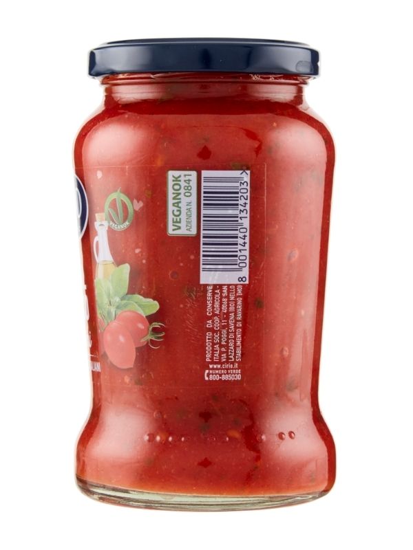 CIRIO Sauce Basilic Et Datterini 350G