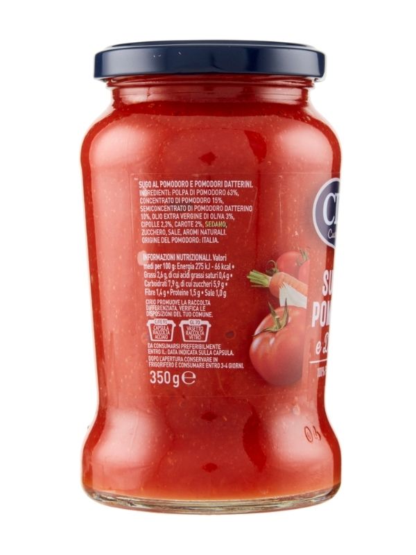 CIRIO Sauce Tomate Et Datterini 350G
