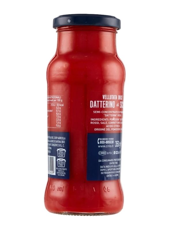 CIRIO Sauce Sicilienne Datterini Douce 350G