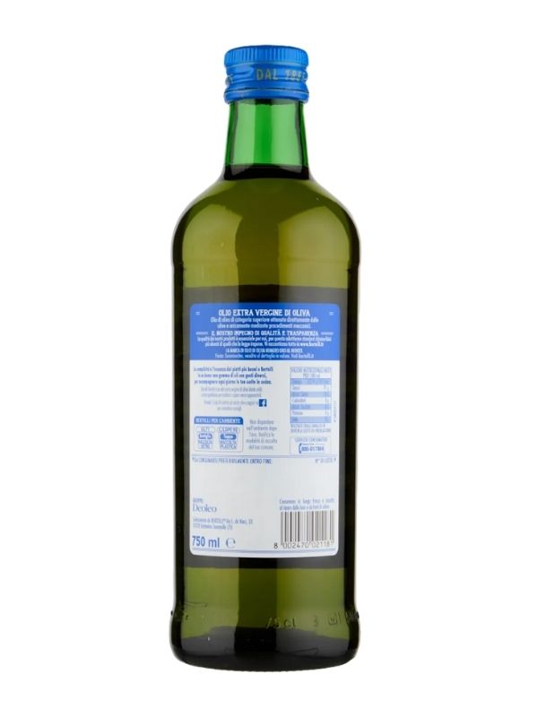 BERTOLLI Olio Extra Vergine Di Oliva Gentile 0.75L