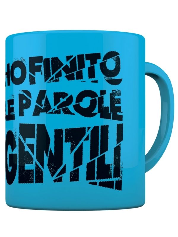 Tazza Color Ho Finito Le Parole Gentili 