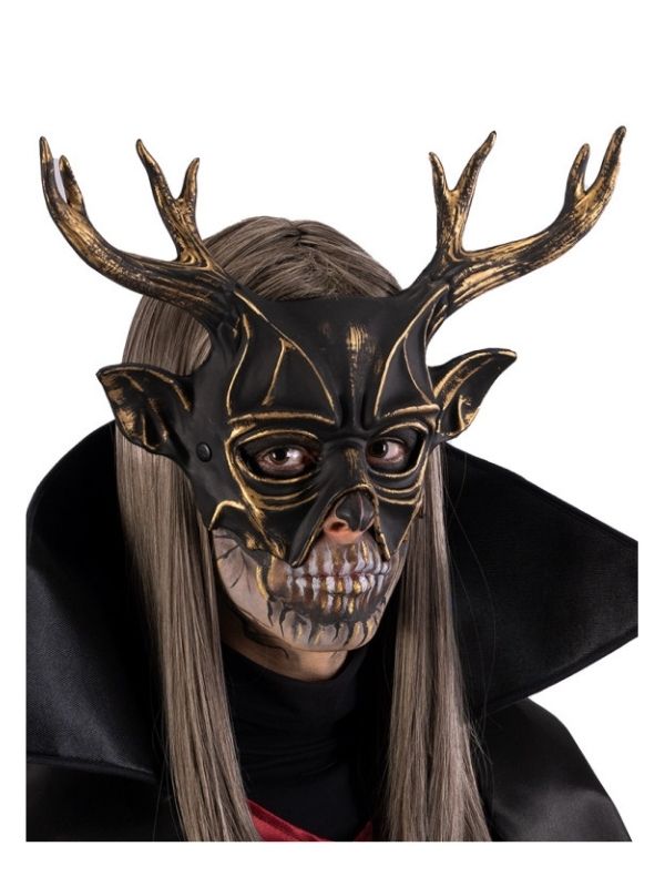 Accessorio Halloween Maschera Cervo Horror 