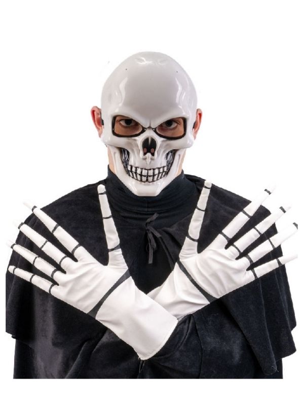 Accessorio Halloween Guanti Alieno Con Dita Lunghe 