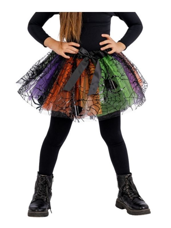 Kostüm Halloween Mehrfarbiges Tutu Für Mädchen 30Cm