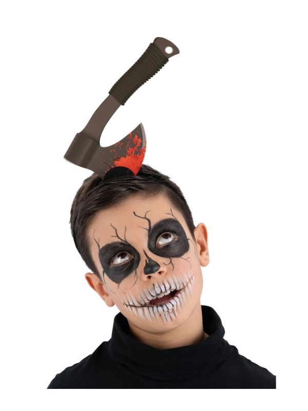 Accessorio Halloween Cerchietto Con Accetta 