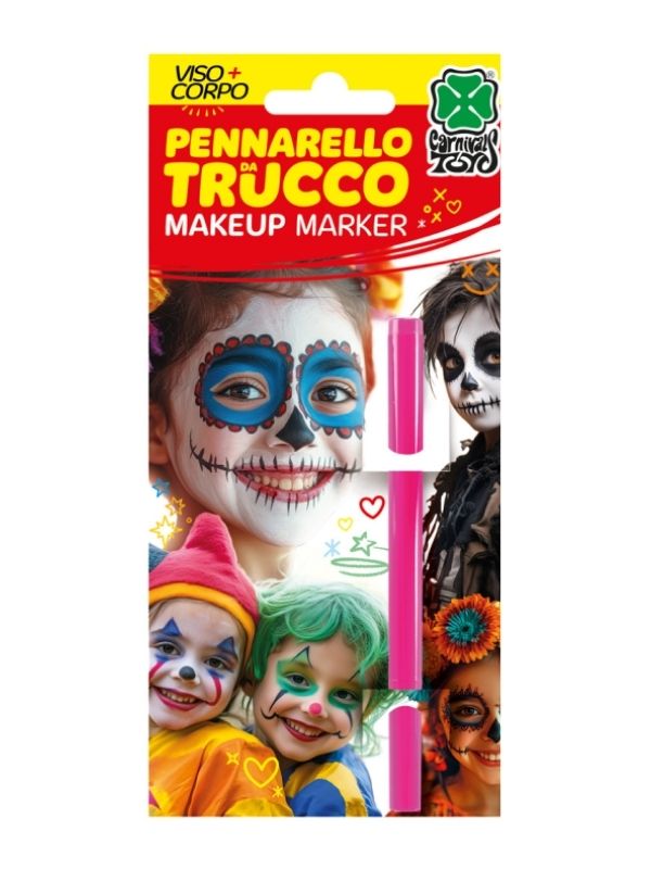 Trucco Per Halloween Pennarello Viso/Corpo Rosa 