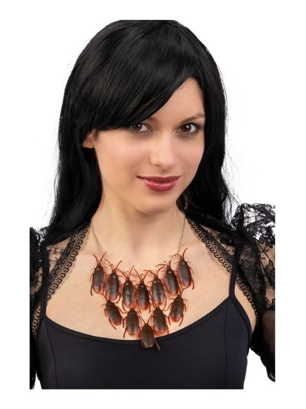 Accessorio Halloween Collana Con Scarafaggi 