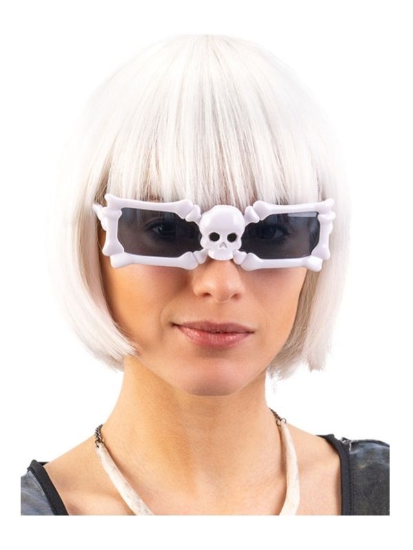 Accessorio Halloween Occhiali Con Ossa 