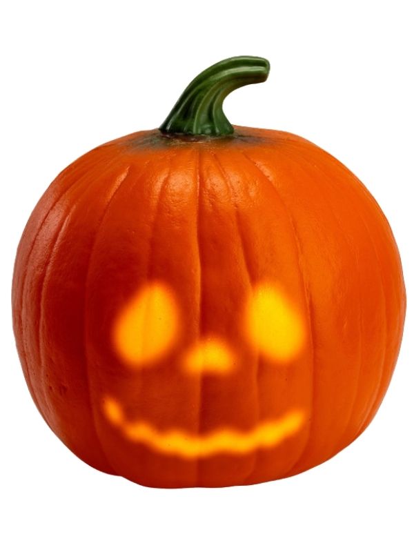 Deco Halloween Zucca Con Luci E Suono 23Cm