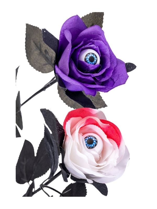 Accessorio Halloween Rosa Con Occhio 35Cm - Assortito