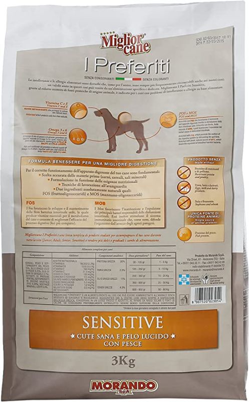 Miglior Cane Sensitive Crocchette con Salmone 2.5kg