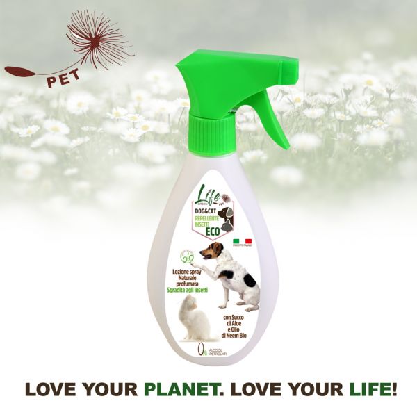 Life Green Pet Eco Spray Repellente per Insetti 250 ml