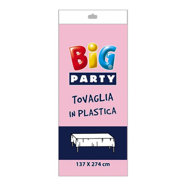 Tovaglia in Plastica Rosa 137 x 274 cm 
