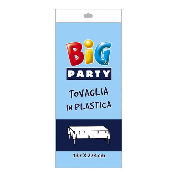 Tovaglia in Plastica Celeste cm.137 x 274 