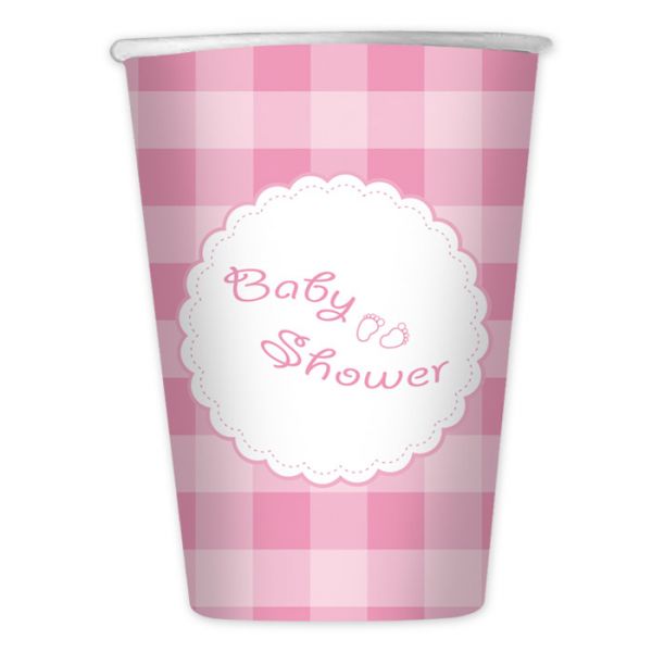 Bicchieri Baby Shower Girl 200 cc.