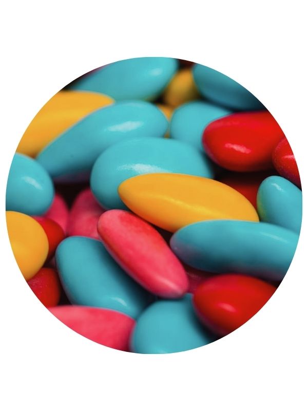 PELINO Konfetti Verschiedenen Farben 300G