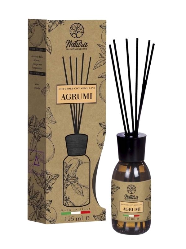 Diffuseur De Parfum Avec Bâtonnets Agrumes 125Ml