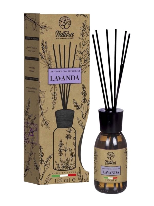 Diffuseur De Parfum Avec Bâtonnets Lavande 125Ml