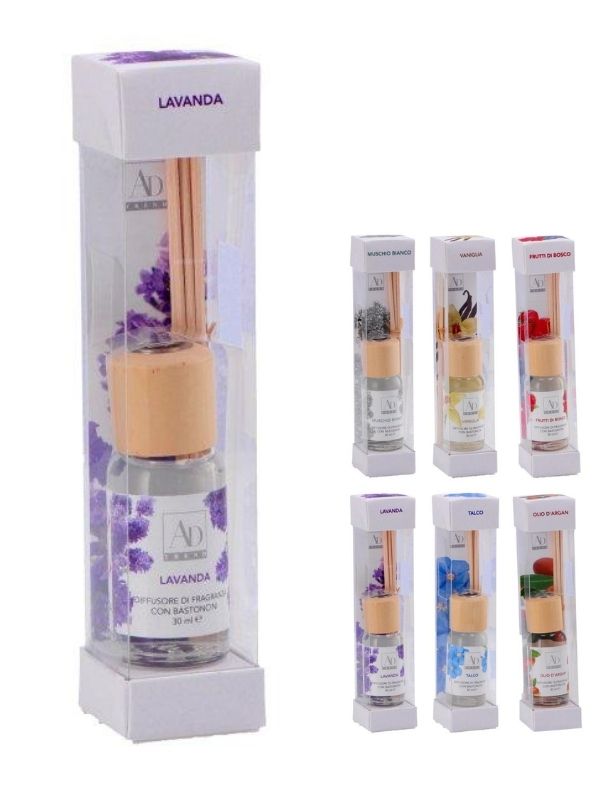 Diffuseur De Parfum Avec Bâtonnets 30Ml - Assortito