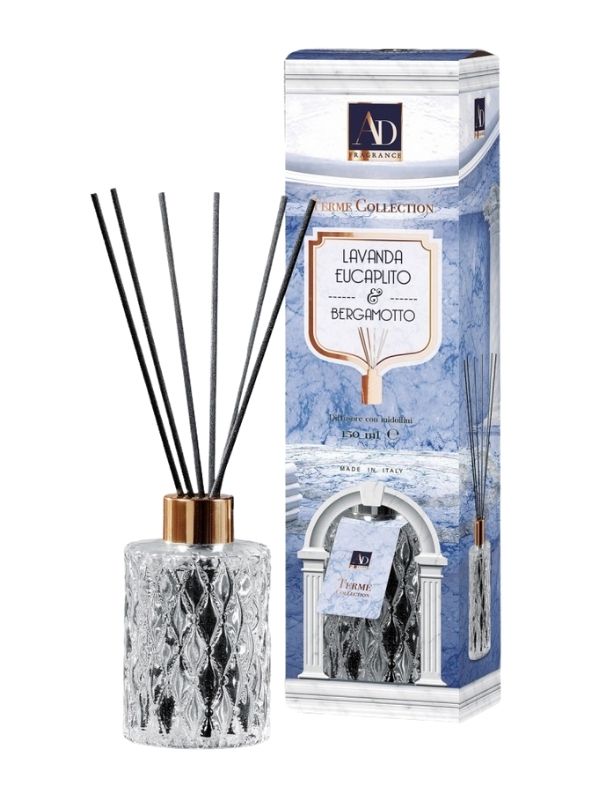 Diffuseur De Parfum Avec Bâtonnets Lavande Eucalyptus Et Bergamote 150Ml