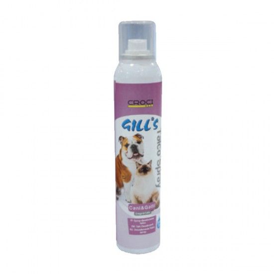 GILL'S Deodorante Ecologico per Cane TALCO SPRAY 250 ML