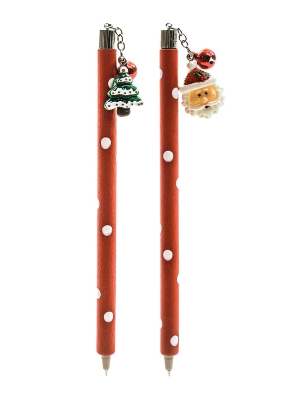 Weihnachtsstift Rot Mit Punkten 17Cm - Sortiert