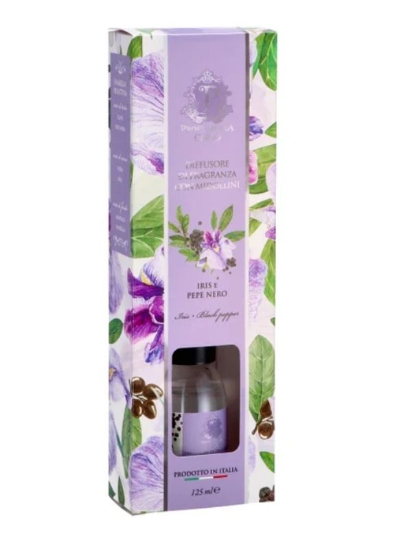 Diffusore Di Fragranza Con Midollini Iris E Pepe Nero 250Ml