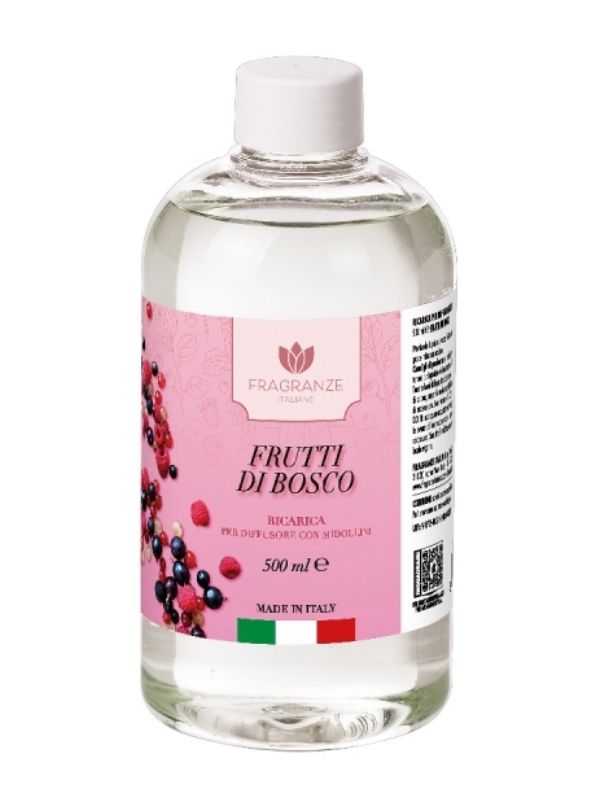 Ricarica Per Diffusore Con Bastoncini Frutti Di Bosco 500Ml
