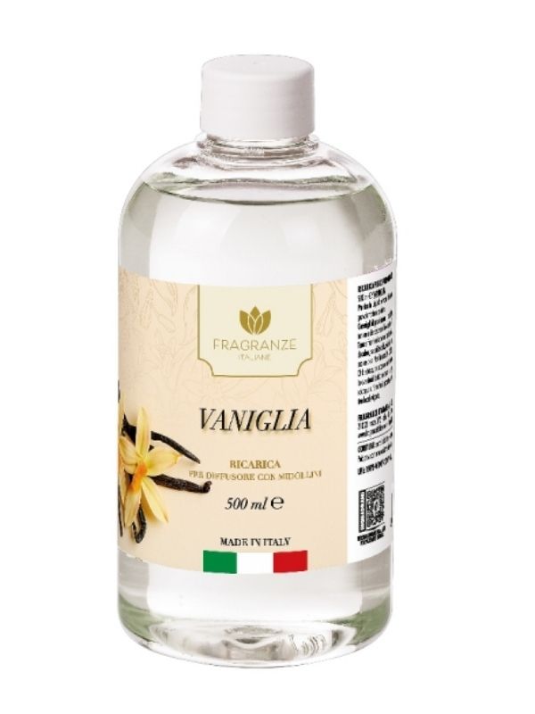 Ricarica Per Diffusore Con Bastoncini Vaniglia 500Ml