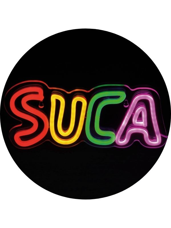Insegna Luminosa Neon Suca 30X15.5Cm 
