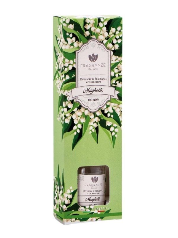 Diffusore Di Fragranza Con Midollini Mughetto 100Ml