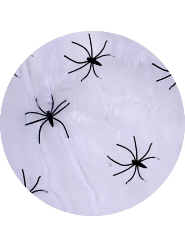 Halloween-Dekoration Spinnennetz Mit 20 Spinnen 