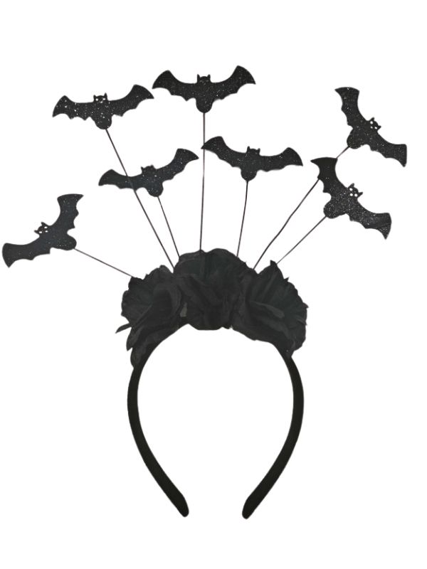 Halloween-Accessoire Haarreif Mit Fledermäusen 