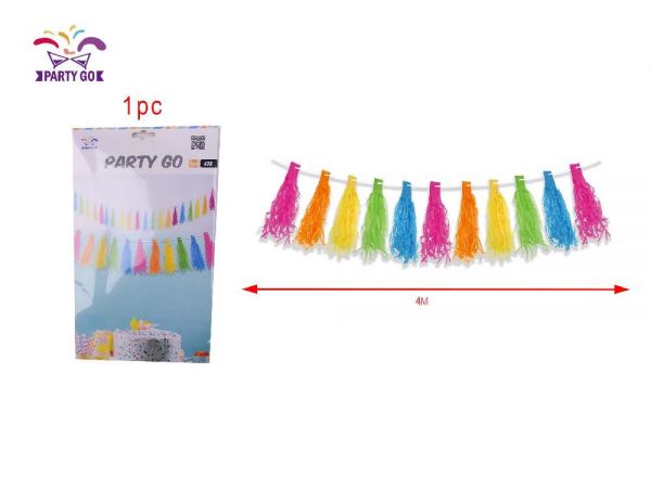 Ghirlanda Decorativa Party Frange Colorate
